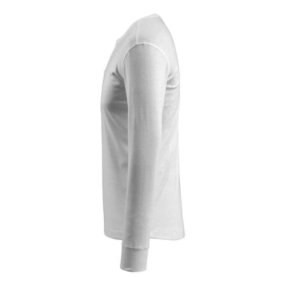 White - Side - Mascot Womens-Ladies Crossover Long-Sleeved T-Shirt