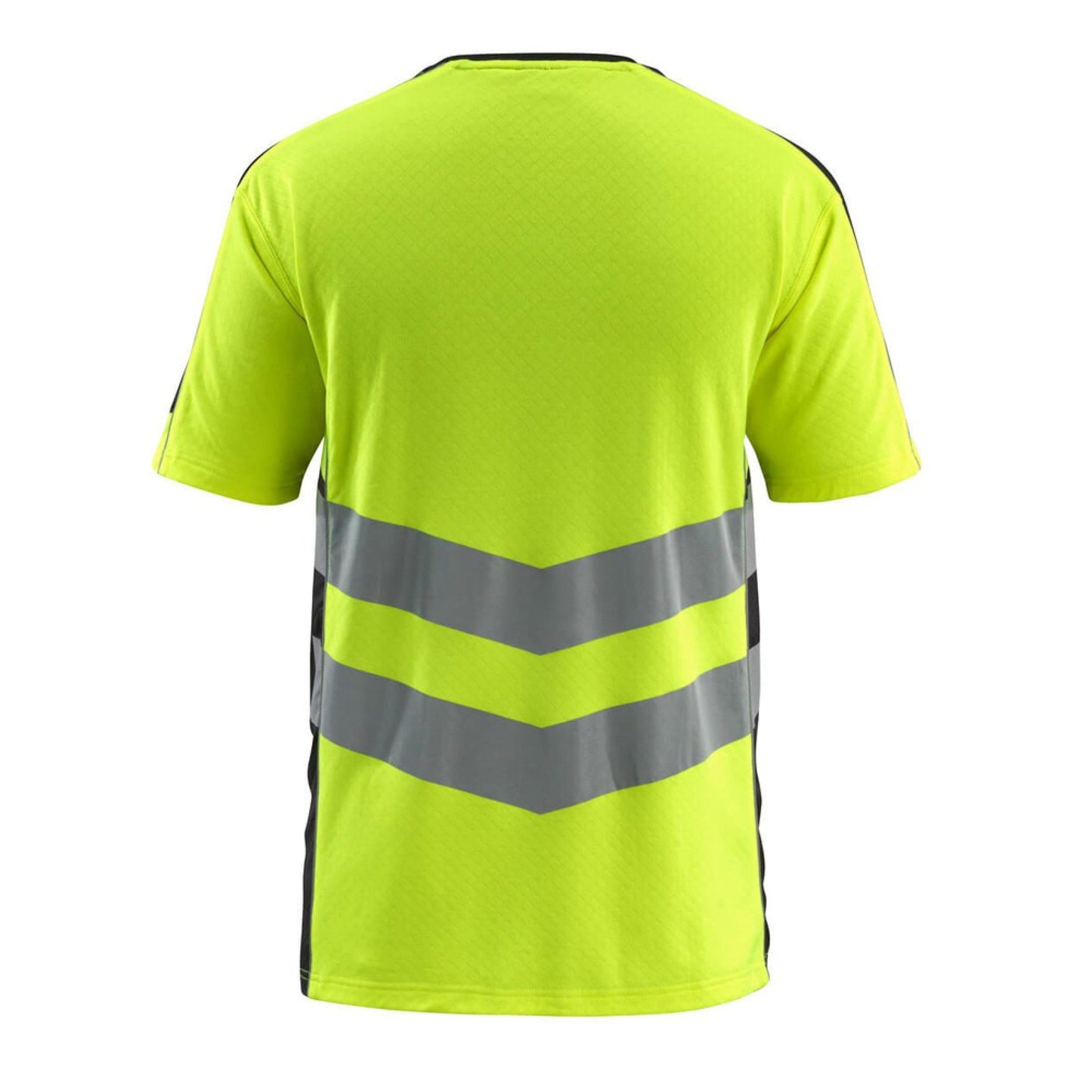 Hi Vis Yellow-Black - Back - Mascot Mens Safe Supreme Sandwell Hi-Vis T-Shirt
