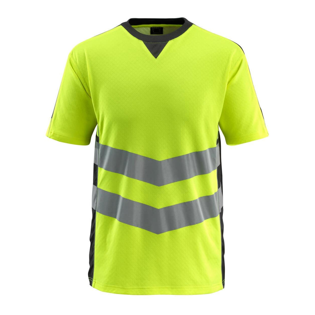 Yellow-Black - Front - Mascot Mens Safe Supreme Sandwell Hi-Vis T-Shirt
