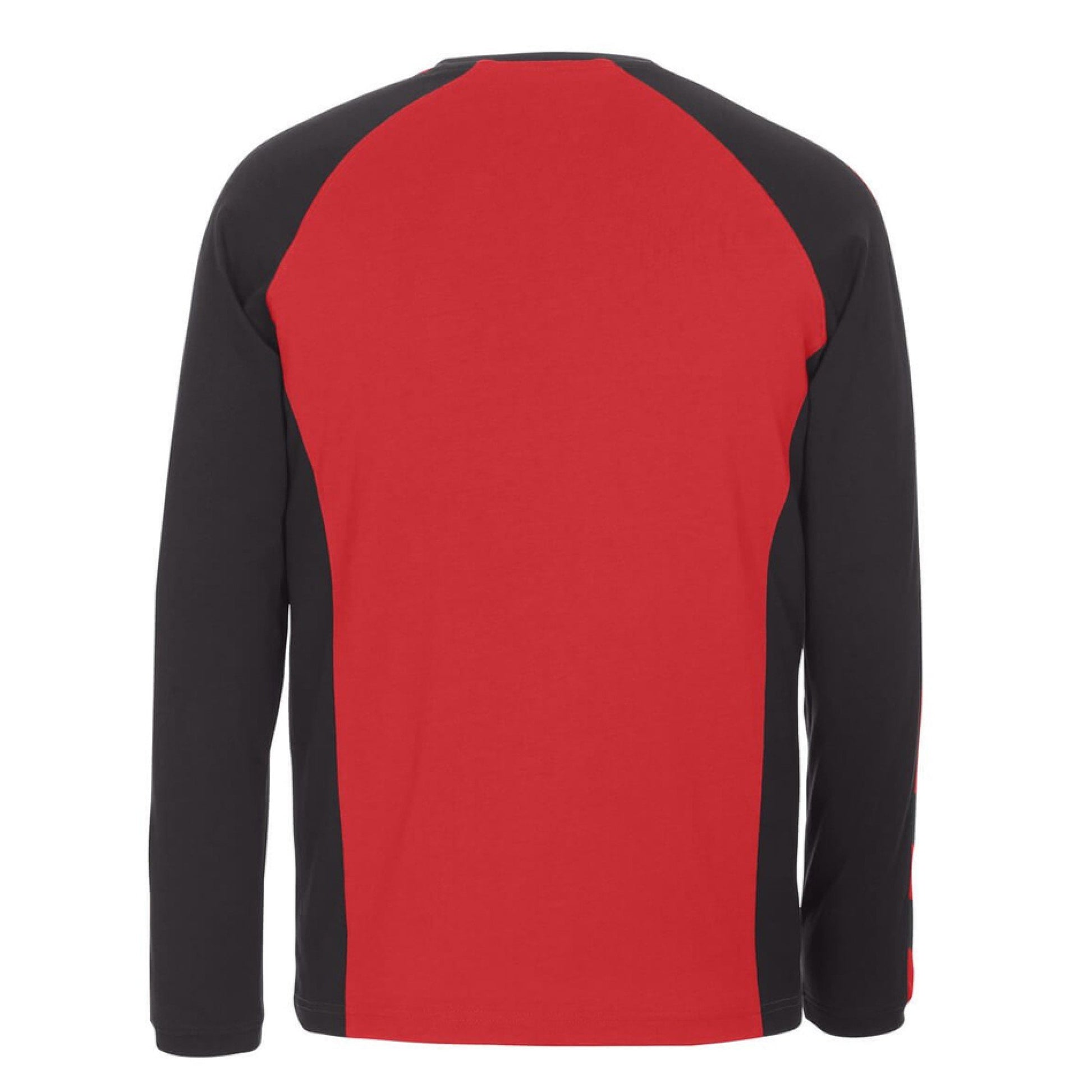 Red-Black - Back - Mascot Mens Unique Bielefeld Long-Sleeved T-Shirt