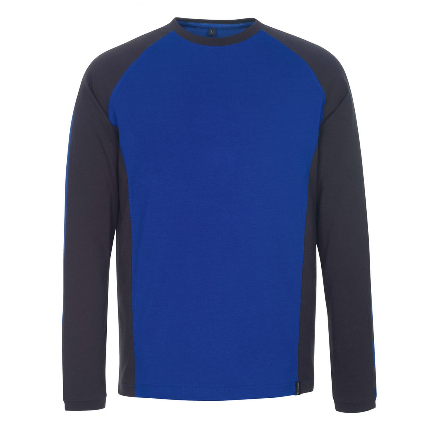 Royal Blue-Dark Navy - Front - Mascot Mens Unique Bielefeld Long-Sleeved T-Shirt