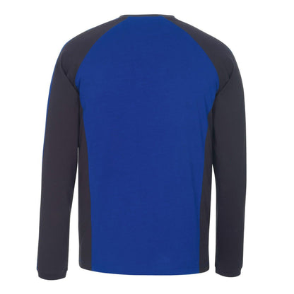 Royal Blue-Dark Navy - Back - Mascot Mens Unique Bielefeld Long-Sleeved T-Shirt