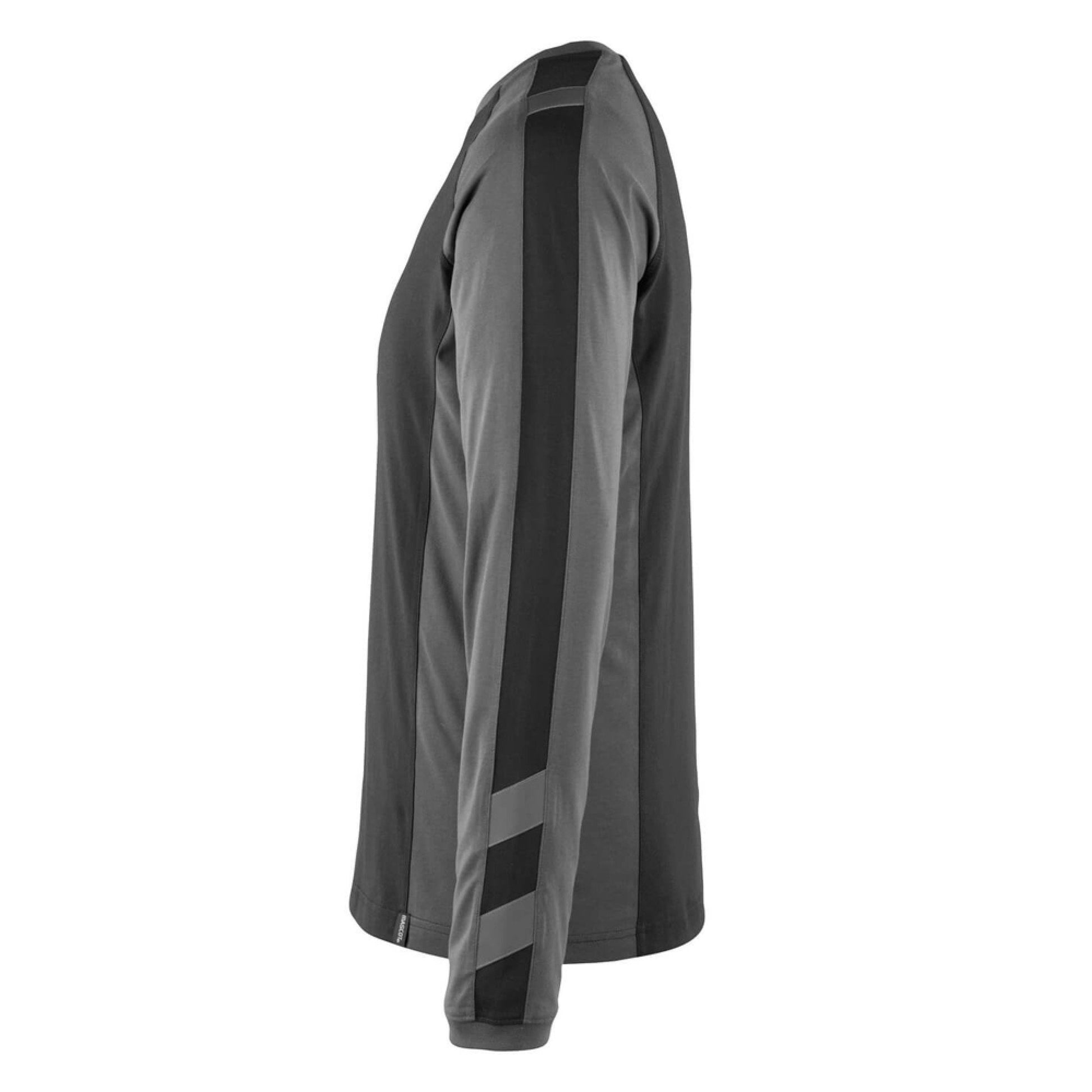 Black-Dark Anthracite - Side - Mascot Mens Unique Bielefeld Long-Sleeved T-Shirt