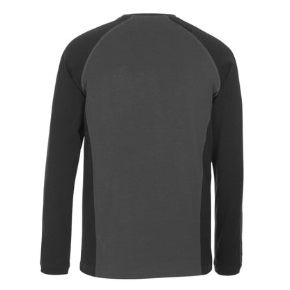 Dark Anthracite-Black - Back - Mascot Mens Unique Bielefeld Long-Sleeved T-Shirt