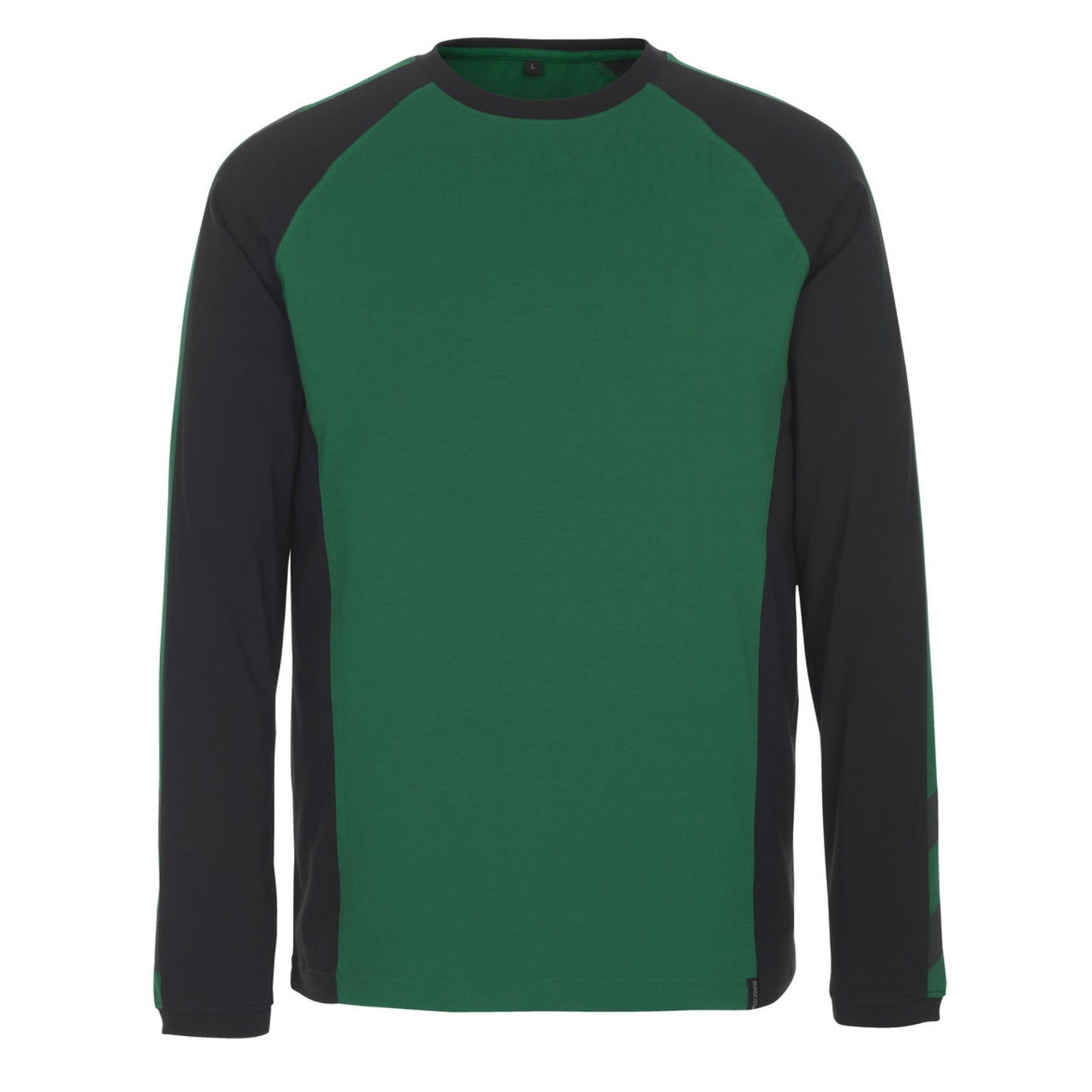 Green-Black - Front - Mascot Mens Unique Bielefeld Long-Sleeved T-Shirt