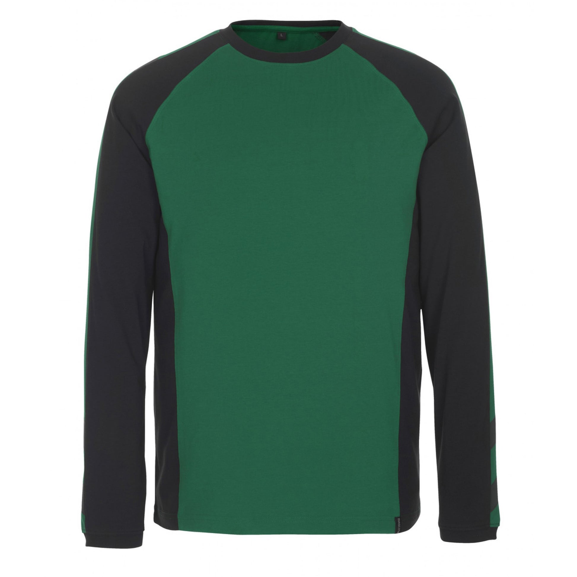 Green-Black - Front - Mascot Mens Unique Bielefeld Long-Sleeved T-Shirt