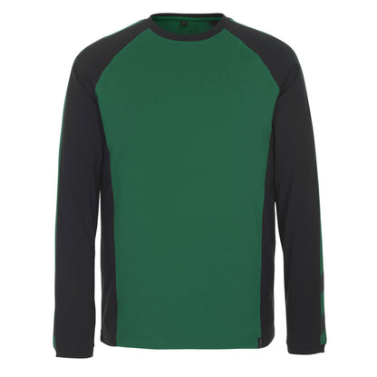 Green-Black - Front - Mascot Mens Unique Bielefeld Long-Sleeved T-Shirt