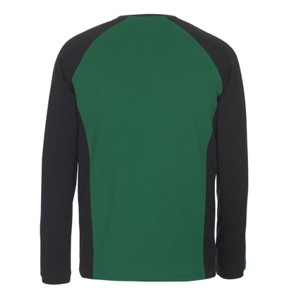 Green-Black - Back - Mascot Mens Unique Bielefeld Long-Sleeved T-Shirt