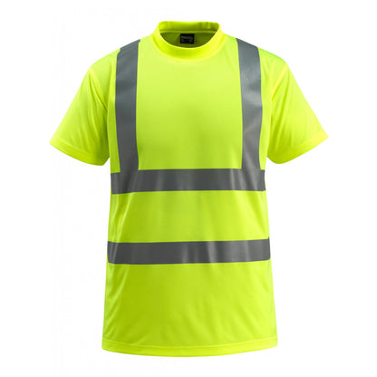 Yellow - Front - Mascot Mens Townsville Safe Light Safety T-Shirt