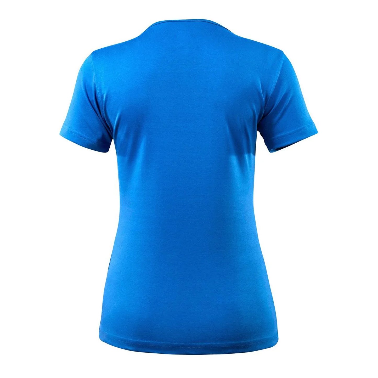 Azure Blue - Back - Mascot Womens-Ladies Crossover Arras T-Shirt