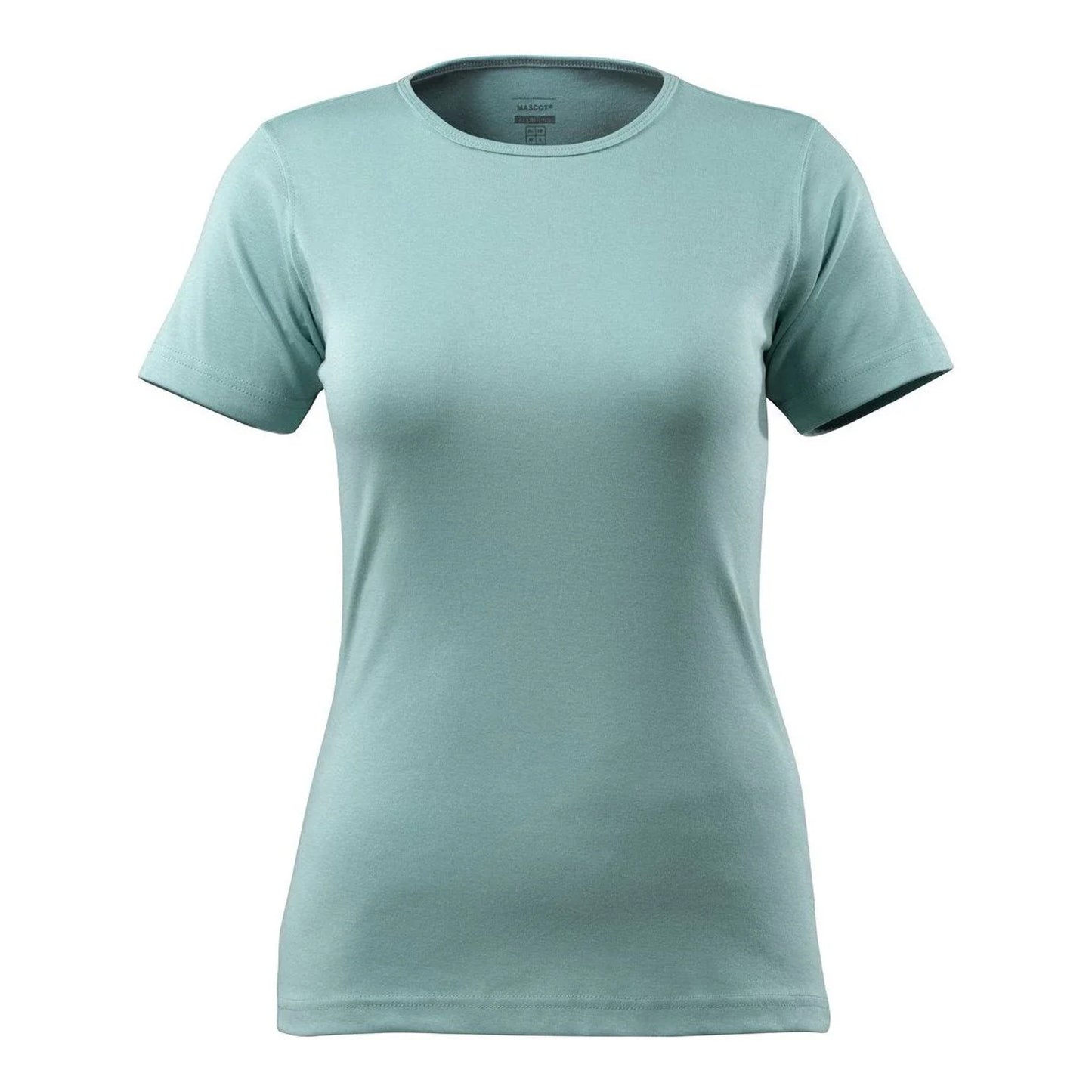 Dusty Turquoise - Front - Mascot Womens-Ladies Crossover Arras T-Shirt