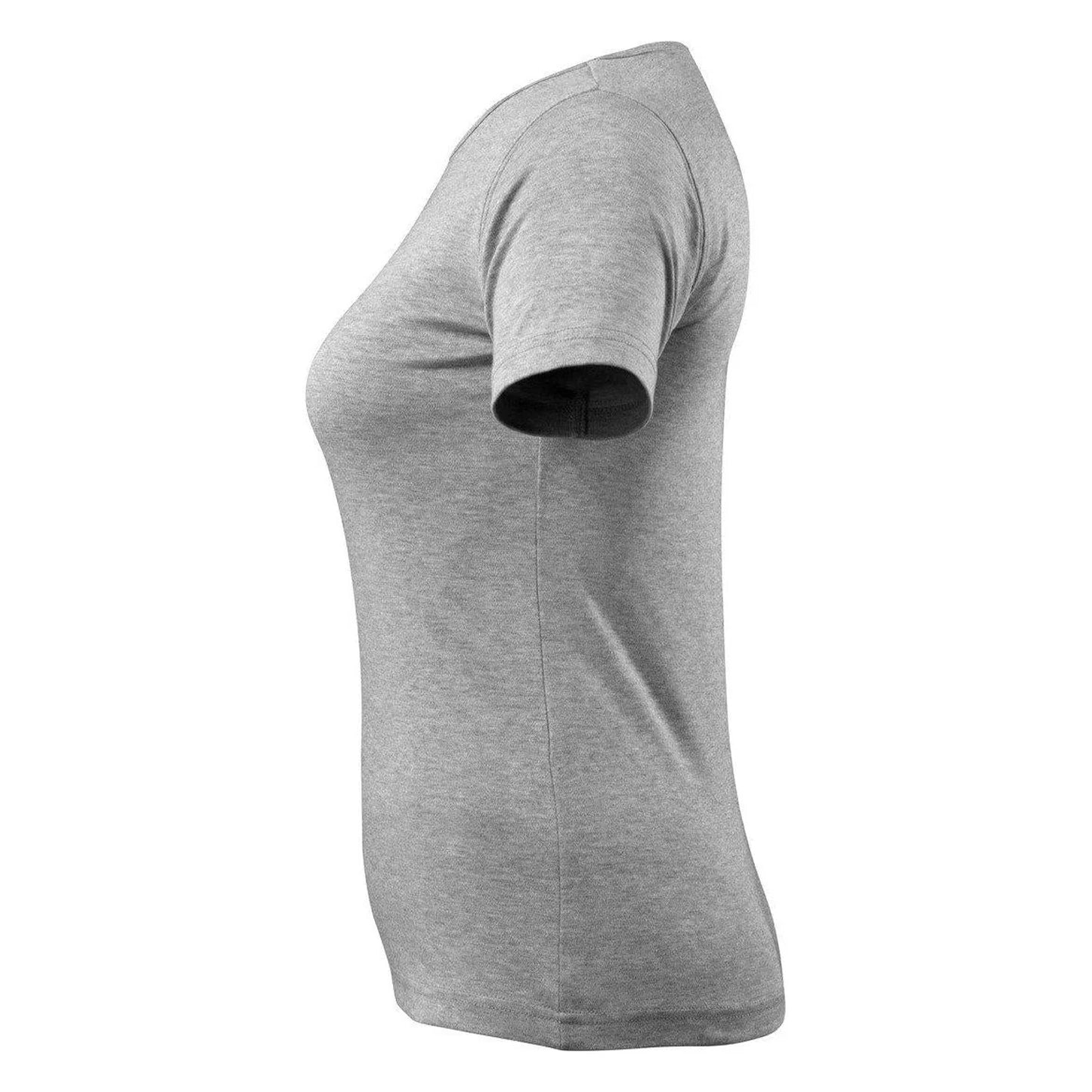 Grey - Side - Mascot Womens-Ladies Crossover Arras T-Shirt