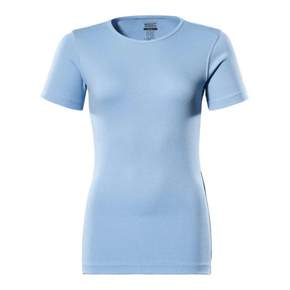 Light Blue - Front - Mascot Womens-Ladies Crossover Arras T-Shirt