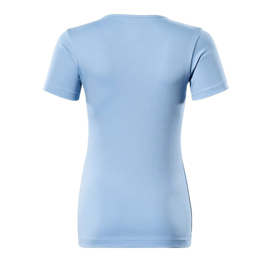 Light Blue - Back - Mascot Womens-Ladies Crossover Arras T-Shirt