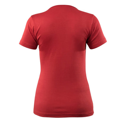 Red - Back - Mascot Womens-Ladies Crossover Arras T-Shirt