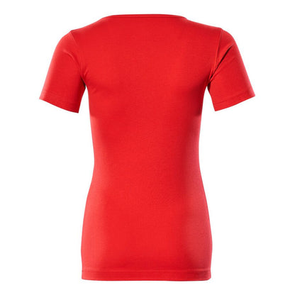 Traffic Red - Back - Mascot Womens-Ladies Crossover Arras T-Shirt