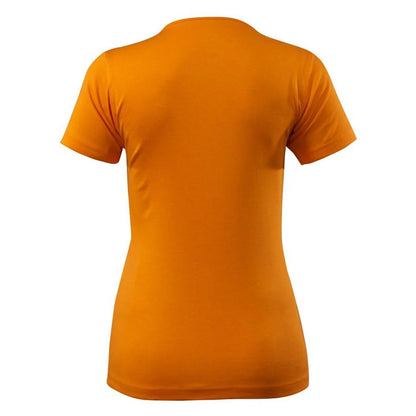 Bright Orange - Back - Mascot Womens-Ladies Crossover Arras T-Shirt