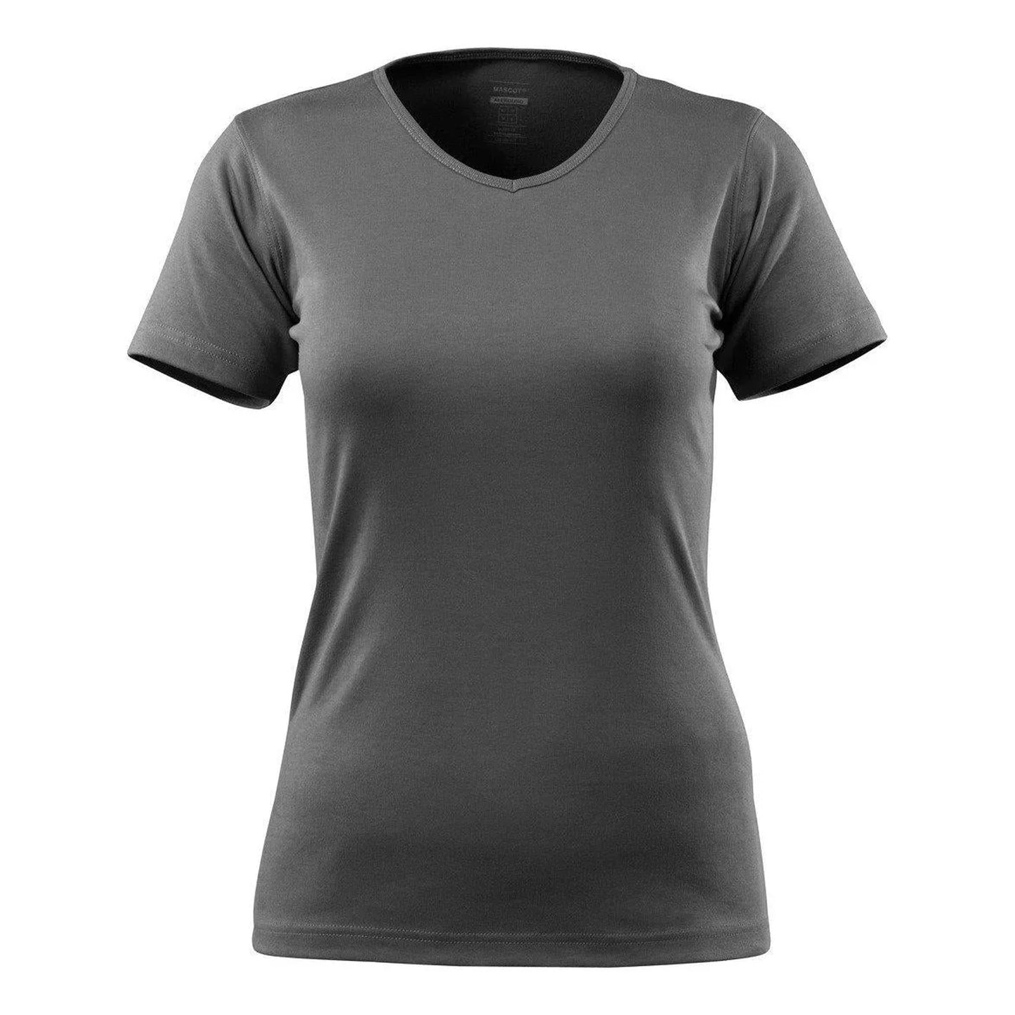 Dark Anthracite - Front - Mascot Womens-Ladies Crossover Nice T-Shirt
