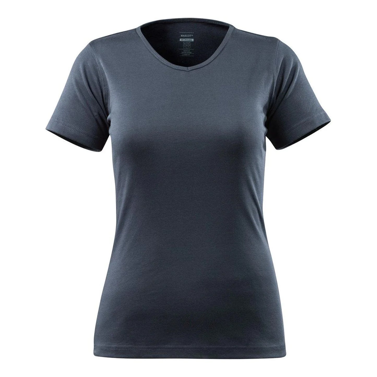 Dark Navy - Front - Mascot Womens-Ladies Crossover Nice T-Shirt