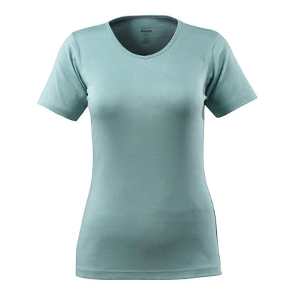 Dusty Turquoise - Front - Mascot Womens-Ladies Crossover Nice T-Shirt