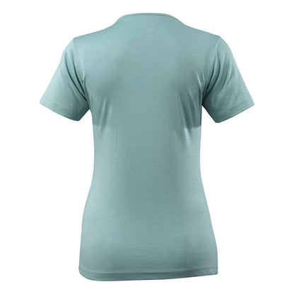 Dusty Turquoise - Back - Mascot Womens-Ladies Crossover Nice T-Shirt