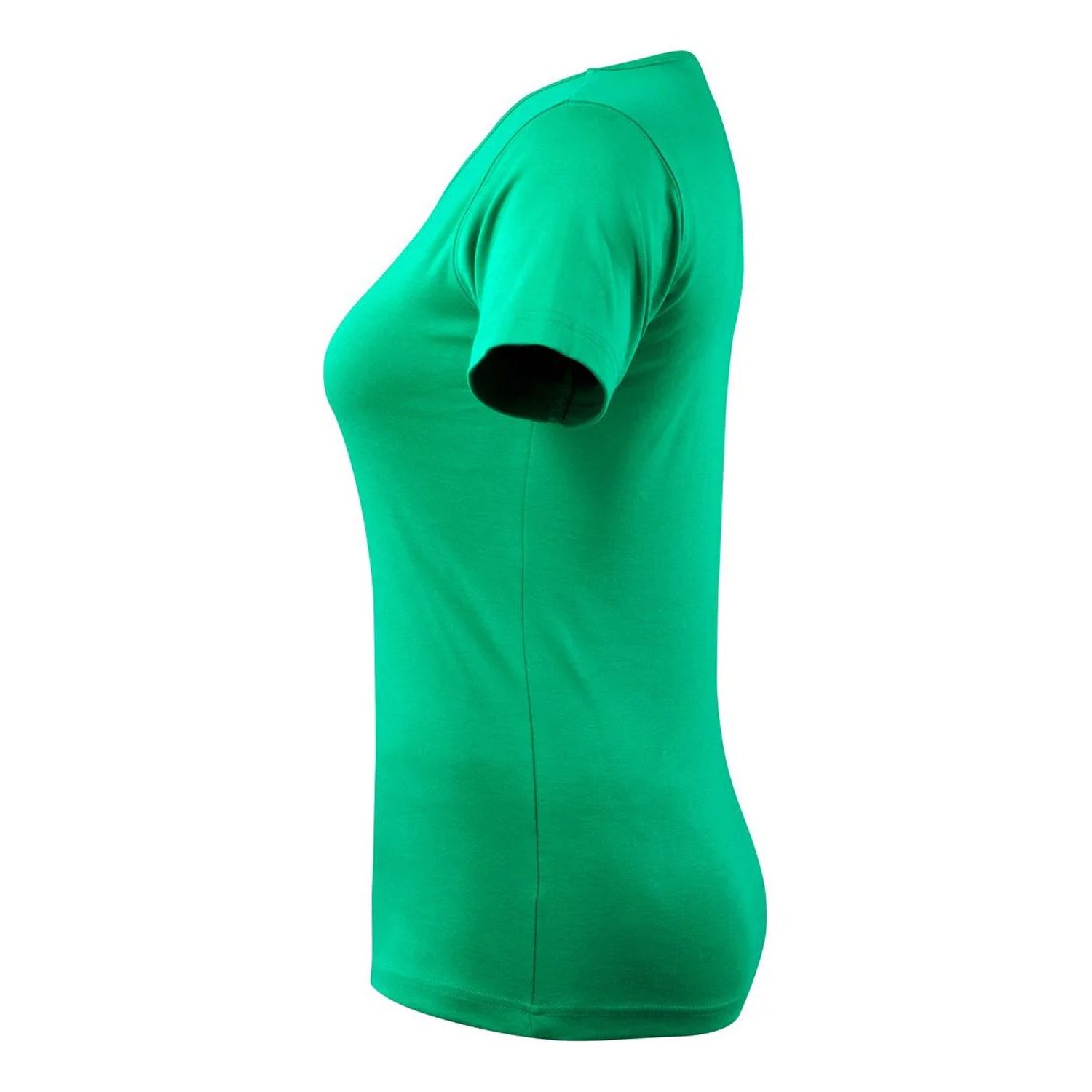 Grass Green - Side - Mascot Womens-Ladies Crossover Nice T-Shirt