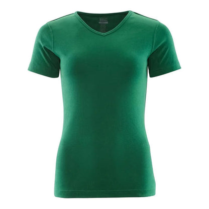 Green - Front - Mascot Womens-Ladies Crossover Nice T-Shirt