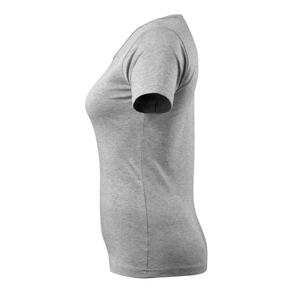 Grey - Side - Mascot Womens-Ladies Crossover Nice T-Shirt