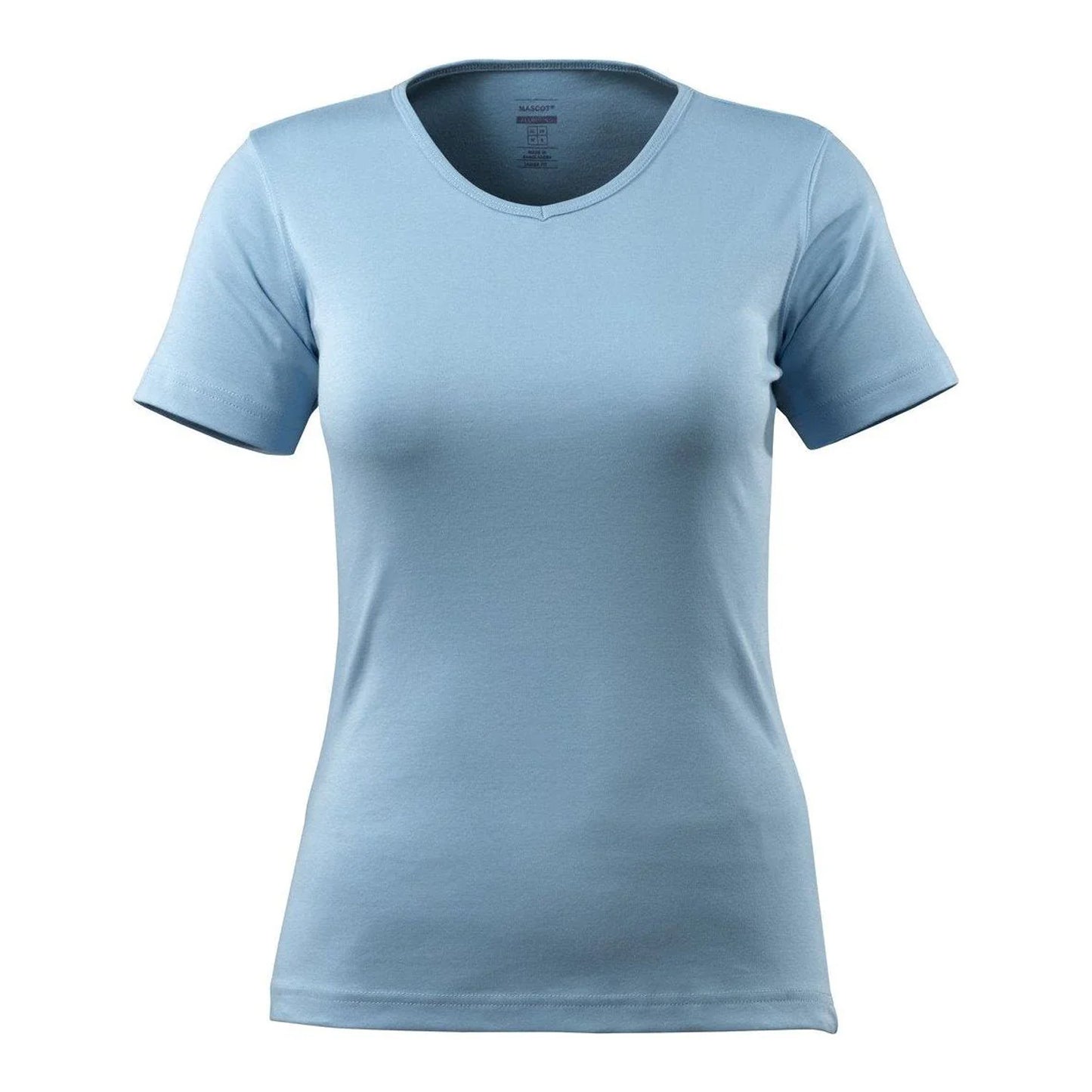 Light Blue - Front - Mascot Womens-Ladies Crossover Nice T-Shirt