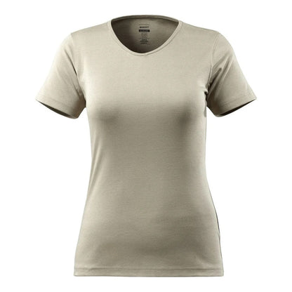 Light Khaki - Front - Mascot Womens-Ladies Crossover Nice T-Shirt