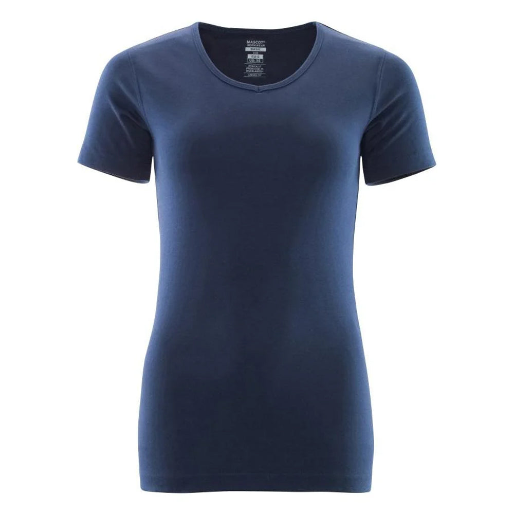 Navy - Front - Mascot Womens-Ladies Crossover Nice T-Shirt