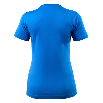 Azure Blue - Back - Mascot Womens-Ladies Crossover Nice T-Shirt