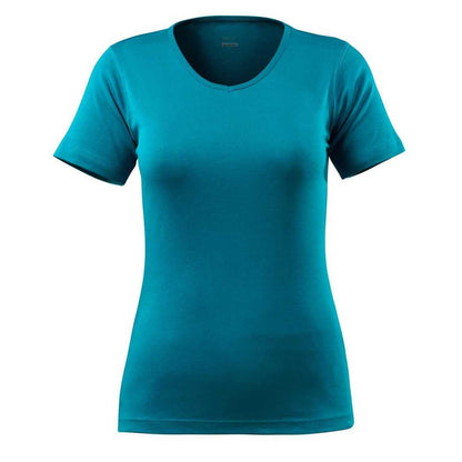 Petroleum Blue - Front - Mascot Womens-Ladies Crossover Nice T-Shirt