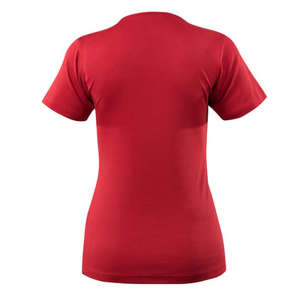 Red - Back - Mascot Womens-Ladies Crossover Nice T-Shirt