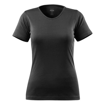 Black - Front - Mascot Womens-Ladies Crossover Nice T-Shirt