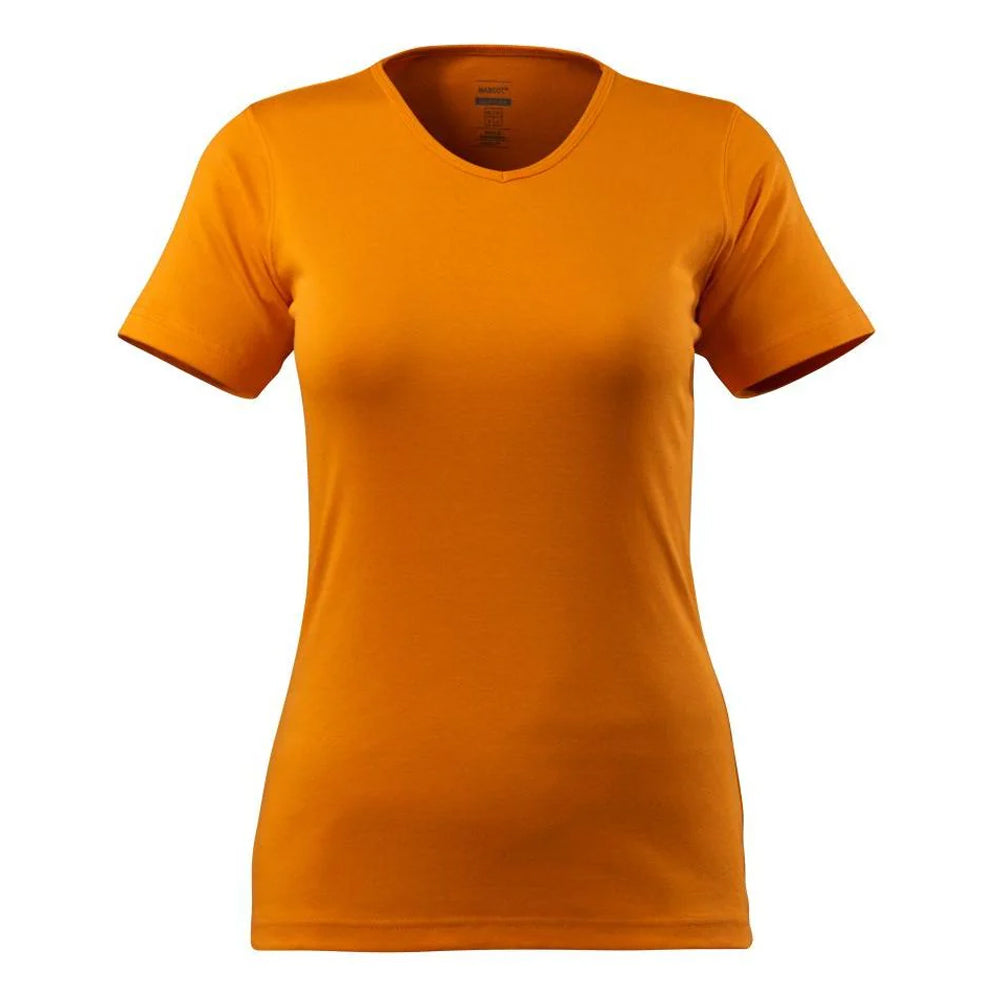 Bright Orange - Front - Mascot Womens-Ladies Crossover Nice T-Shirt