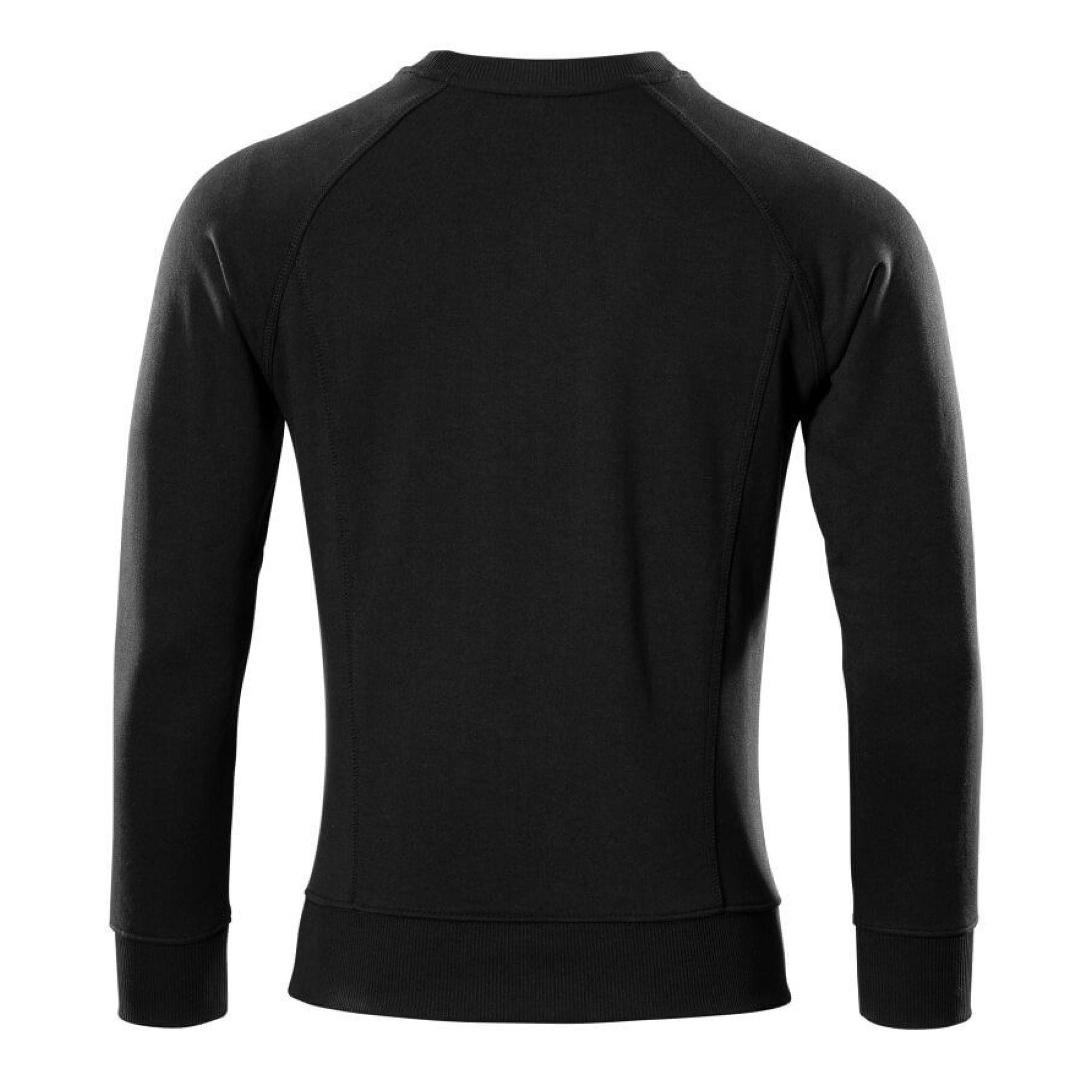 Black - Back - Mascot Mens Tucson Crossover Sweatshirt