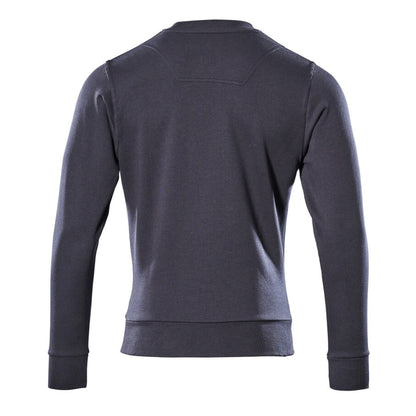 Dark Navy - Back - Mascot Mens Crossover Carvin Jumper