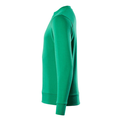 Grass Green - Side - Mascot Mens Crossover Carvin Jumper