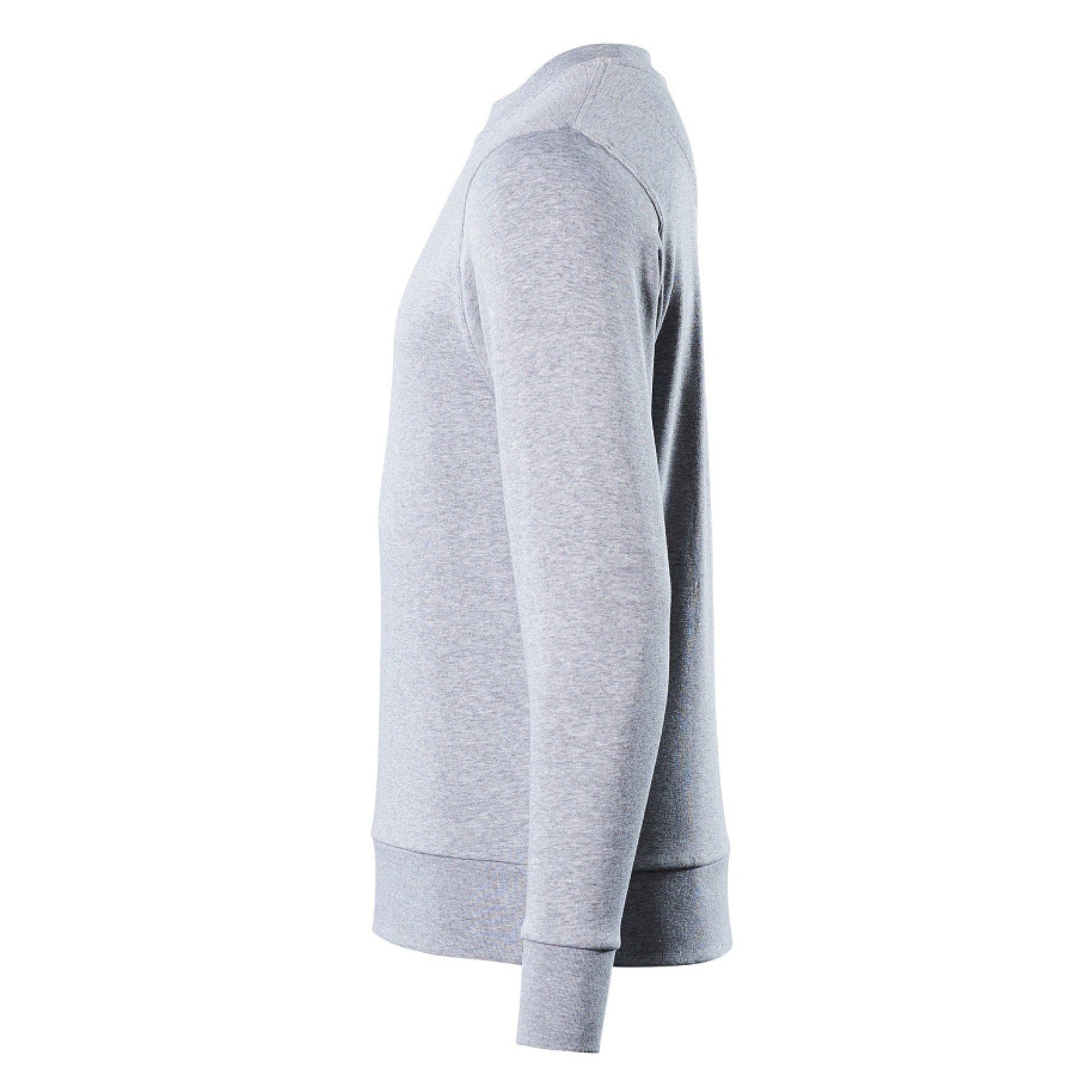 Grey Flecked - Side - Mascot Mens Crossover Carvin Jumper