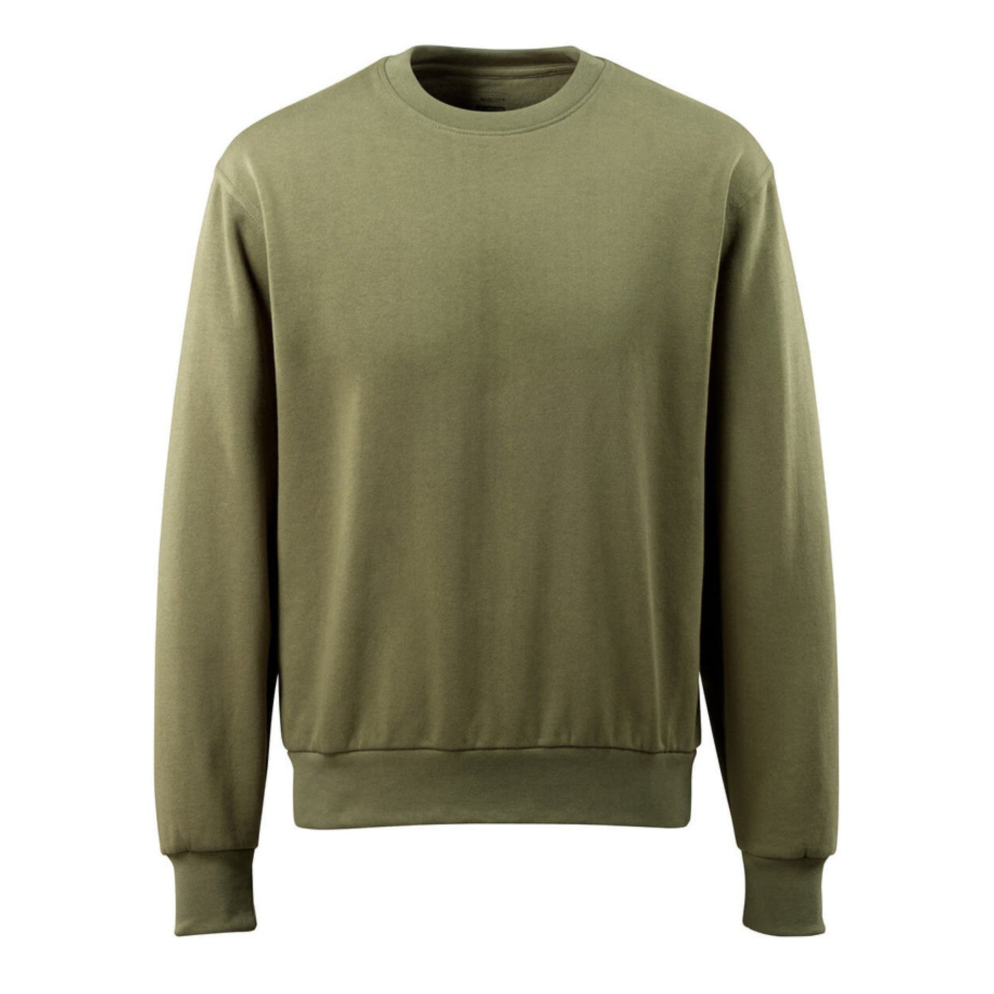 Moss Green - Front - Mascot Mens Crossover Carvin Jumper