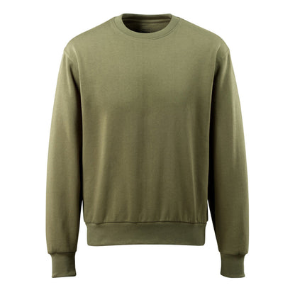 Moss Green - Front - Mascot Mens Crossover Carvin Jumper