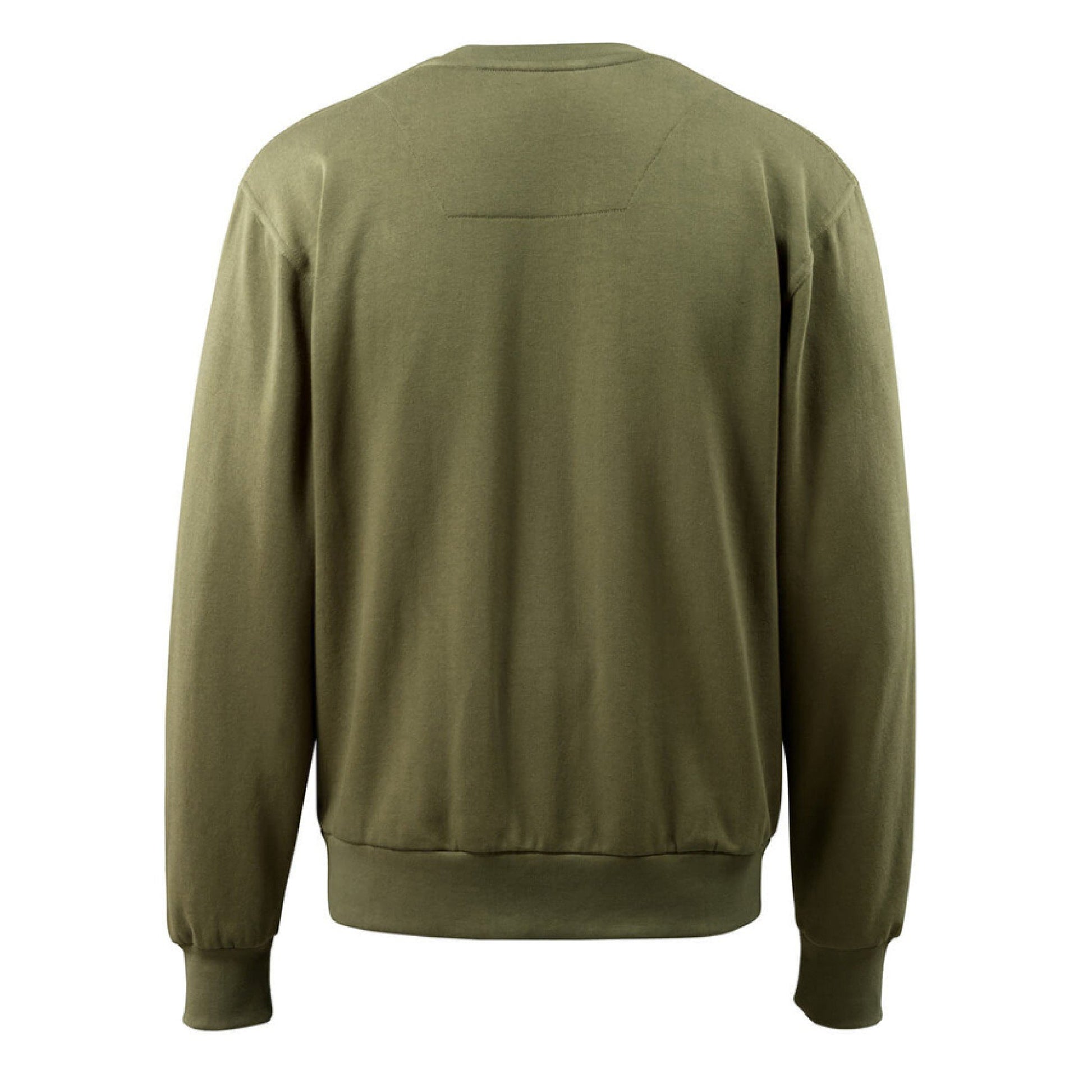 Moss Green - Back - Mascot Mens Crossover Carvin Jumper