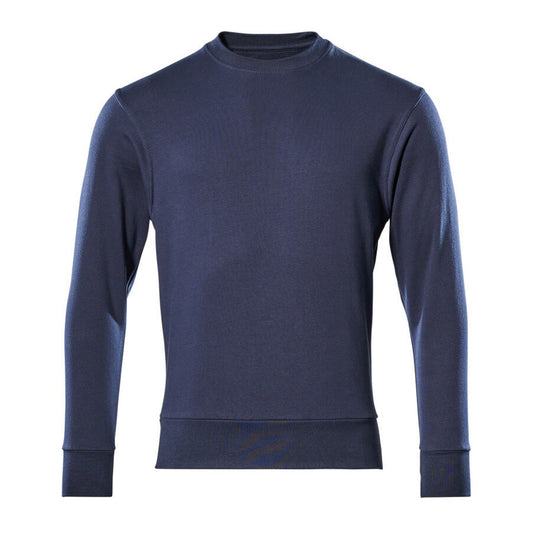 Navy - Front - Mascot Mens Crossover Carvin Jumper