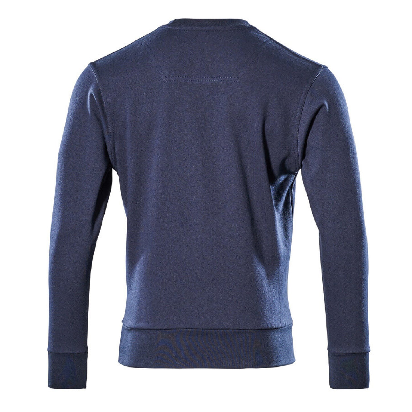 Navy - Back - Mascot Mens Crossover Carvin Jumper