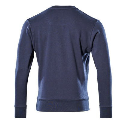 Navy - Back - Mascot Mens Crossover Carvin Jumper