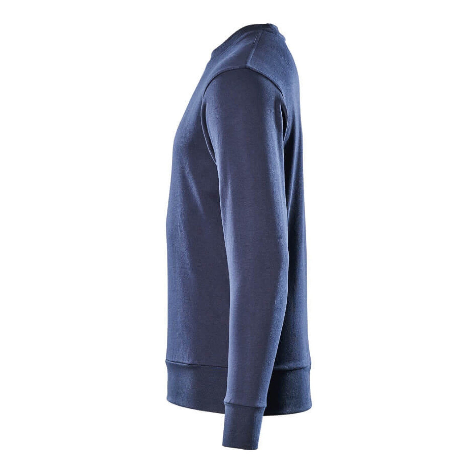 Navy - Side - Mascot Mens Crossover Carvin Jumper