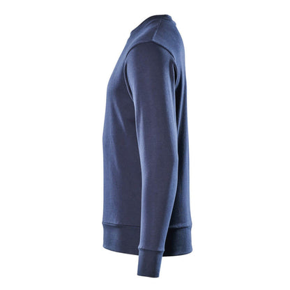 Navy - Side - Mascot Mens Crossover Carvin Jumper