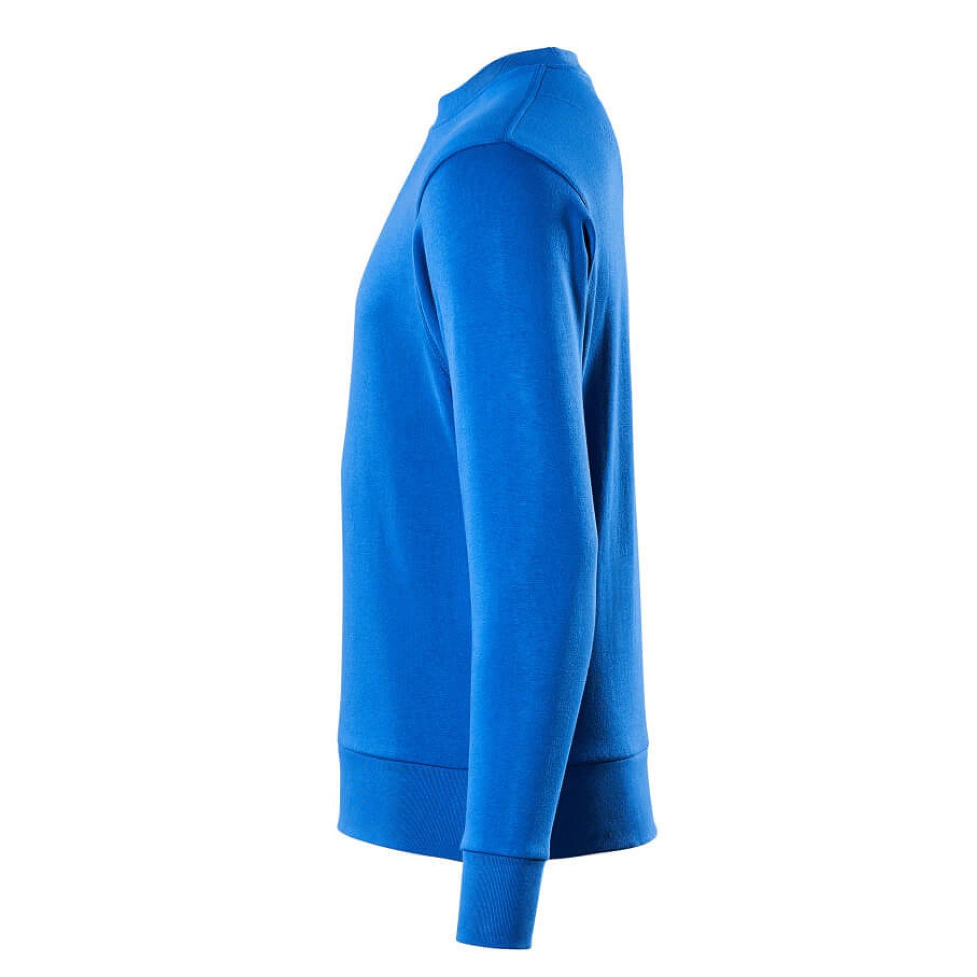 Azure Blue - Side - Mascot Mens Crossover Carvin Jumper