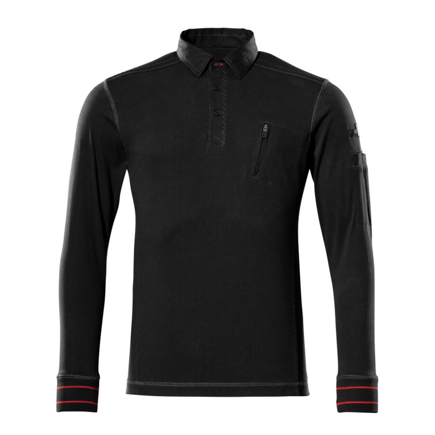 Black - Front - Mascot Mens Frontline Ios Polo Shirt